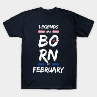 February 29 When Legends Are Born Man Women Child 2024 T-Shirt